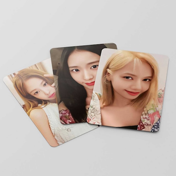Blackpink Laser Fotokort Polaroid Tilfældigt Lille Kortsæt Mini Fotokort Fans Gave Small Card