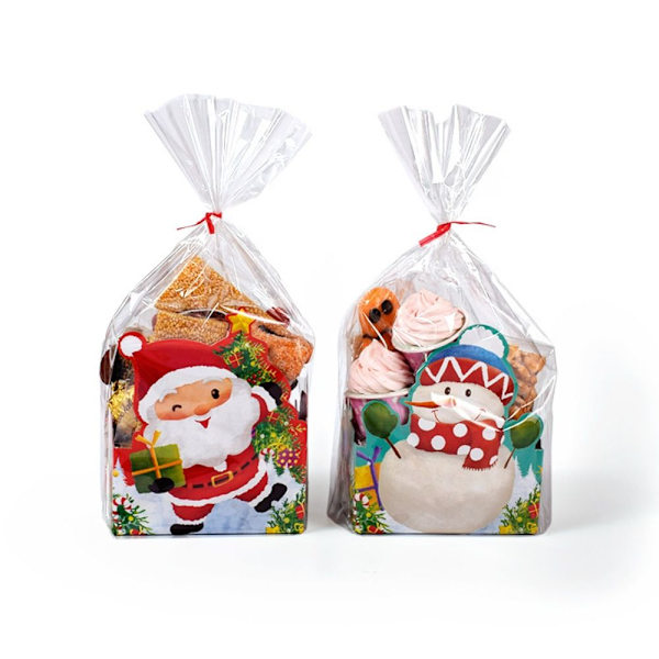 10 kpl/setti Joululahjapaketti Joulumakeispussi LUMIMIES snowman snowman