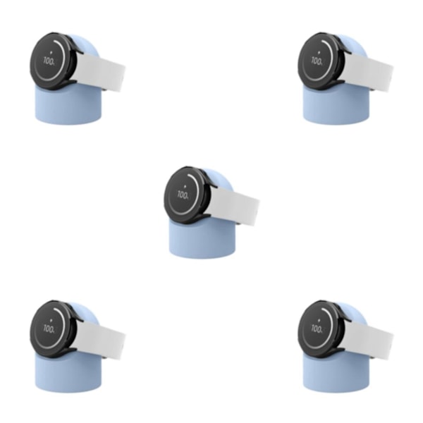1/2/3/5 Praktisk og multifunksjonell ladestativ for klokke, vannblå[GKS] wathet blue 5PCS