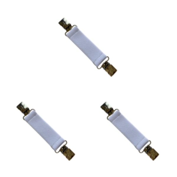 2/3/5 Dam Skjortklänning För Cinch Back Tröja Kofta Clip Vit 13x2.25cm[GKS] White 13x2.25cm 3Set