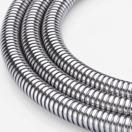 3m Bruseslange - Bruseslange Rustfrit Stål Silver silver