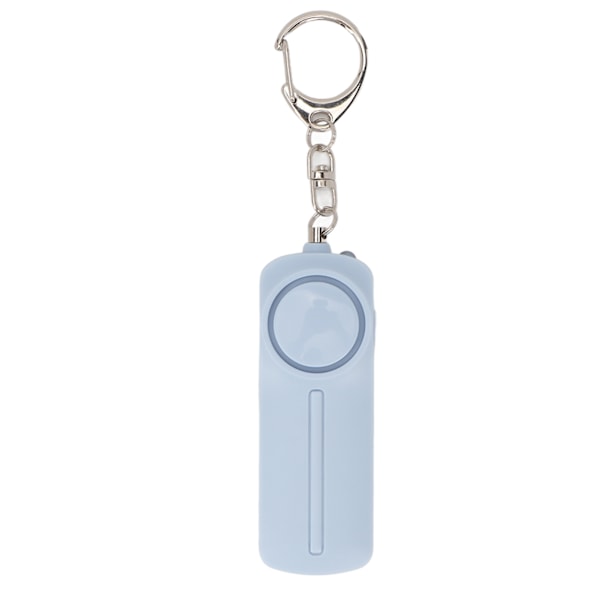 Emergency Alarm Military Class Mini Keychain Loud 130dB Security Alarm with LED Flash Light for Women Kids Elderly Light Blue