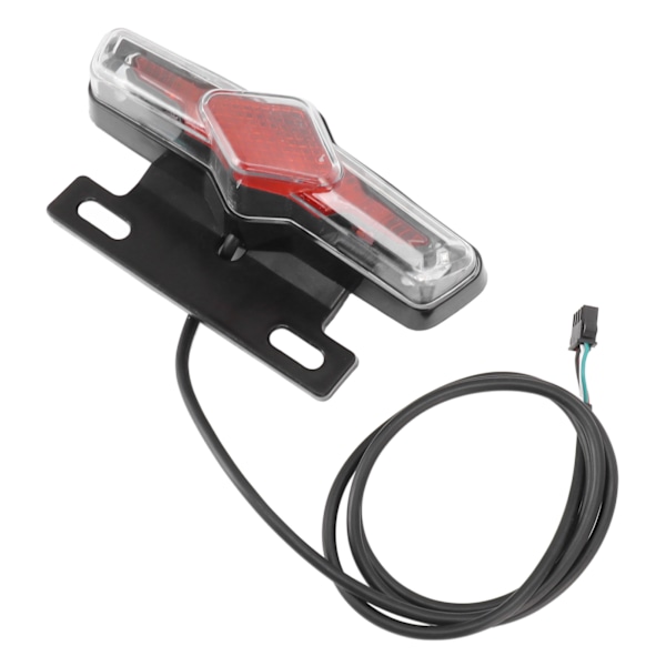 36V-60V Elektrisk Sykkel Baklys Blinklys To i Ett Varselsignal for Nattsykling 0.2