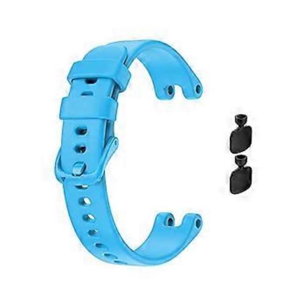 Mjukt silikonarmband för Garmin Lily damklocka, sportigt färgglatt armband, herrklocka för Garmin Lily med verktyg (Blå)