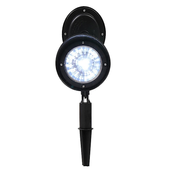 2-pack Solar LED Spotlight för Utomhusbruk, Trädgård, Gård, Landskap, Flood Light, Vattentät