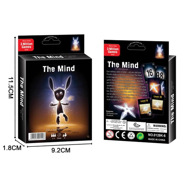 THE MIND -korttipeli – Mind Sync -peli, hauska korttipeli ryhmäjuhliin