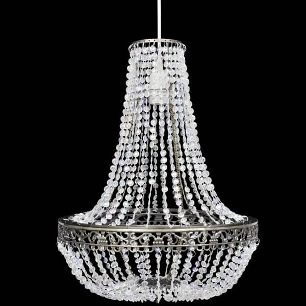 vidaXL Kristallkrona 36,5 x 46 cm Transparent Transparent