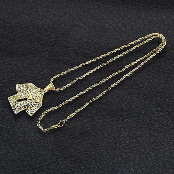 Halsband med Tröja för Män, Hip Hop Ronaldo Nr 7 Tröja Halsband Nummer 7 Fotbollströja Hängsmycke Halsband Män