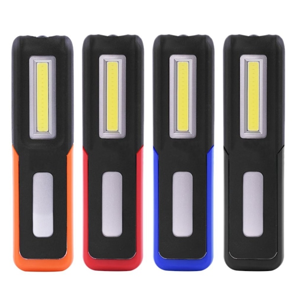 Magneettinen LED-taskulamppu ORANSSI - varastossa Red