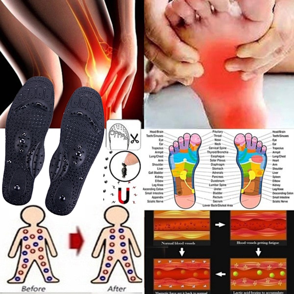 Magneettiterapia-pohjallinen painonpudotukseen, jalkojen hierontaan, terveydenhuoltoon, kenkien pohjalle, akupunktiohierontapohjallinen