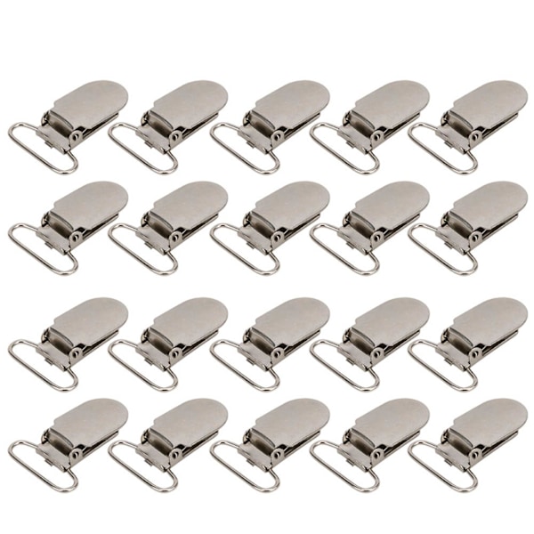 20 stk. Metal Seler Clips Seler Clips til Beklædningsdekoration Projekter Håndværk 20 stk.