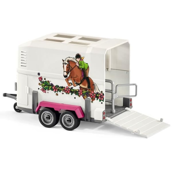 SCHLEICH - Pick-up med hestetrailer - 42346 - Horse Club-serien