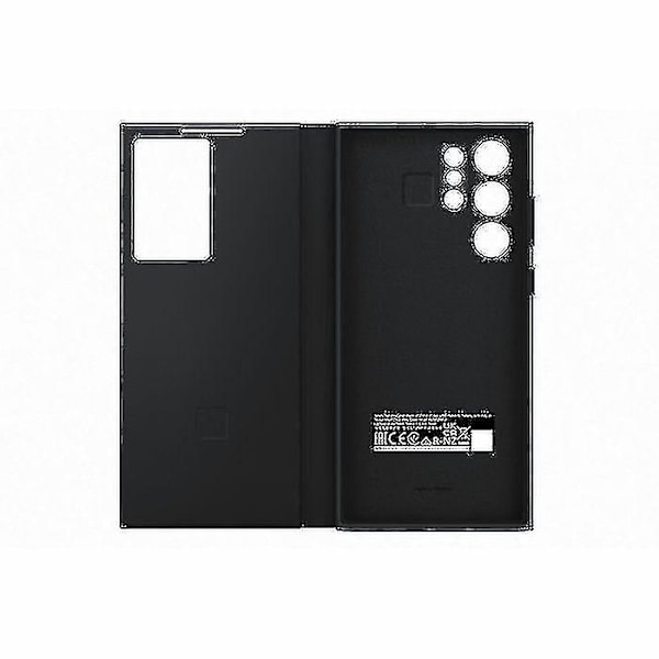 Samsung Galaxy S22 Ultra Virallinen Kotelo - Smart Clear View Cover - Musta