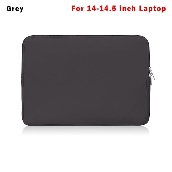 Laptopveske Etui Deksel GRÅ FOR 14-14,5 TOMMER grå grey For 14-14.5 inches