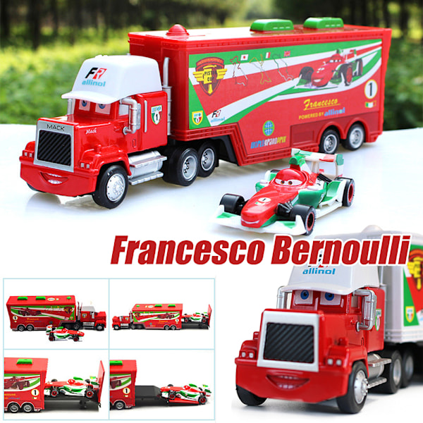 Lightning McQueen Jackson Storm Mack Setä Rekka Metalliauto Francgaard