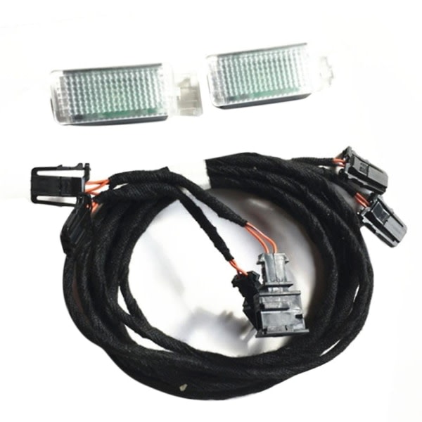 Led Footwell Light Fotlampa Kabelkabelnät för B7 B8 Cc Golf 7 Mk7 7.5 Mk2 5gg947409