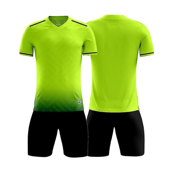 New Trend Fotbollströja för män Fotbollsträningsdräkter Sportkläder Grön D8853 XS