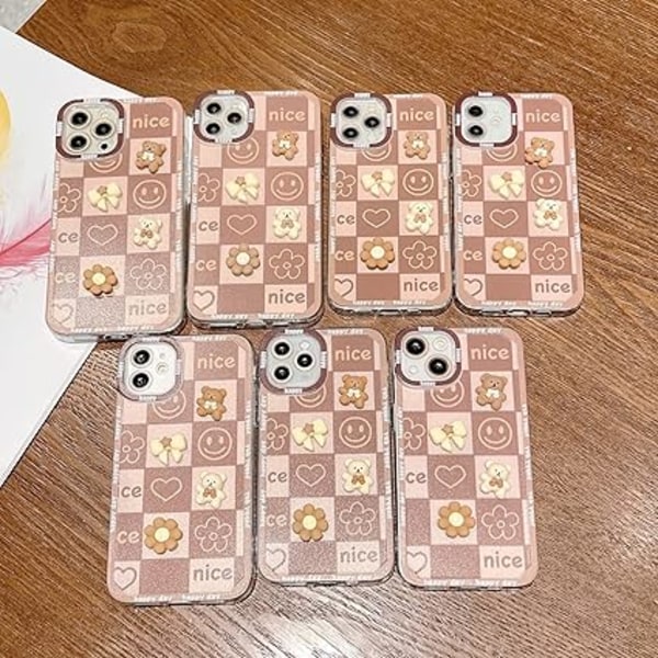 Kompatibelt med iPhone 11 Pro Max Skal för Kvinnor Flickor Sött