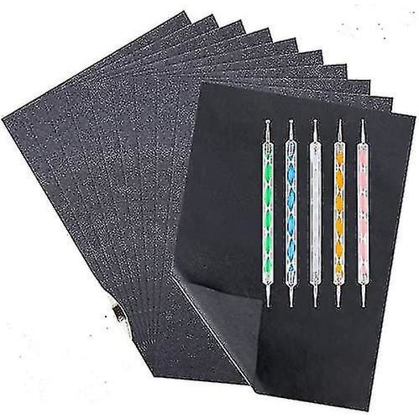 100 ark karbonpapir, A4 grafittpapir overføringspapir, karbonpapir kalkerpapir og kopipapir med pregesett, ideell kompatibel med Woo