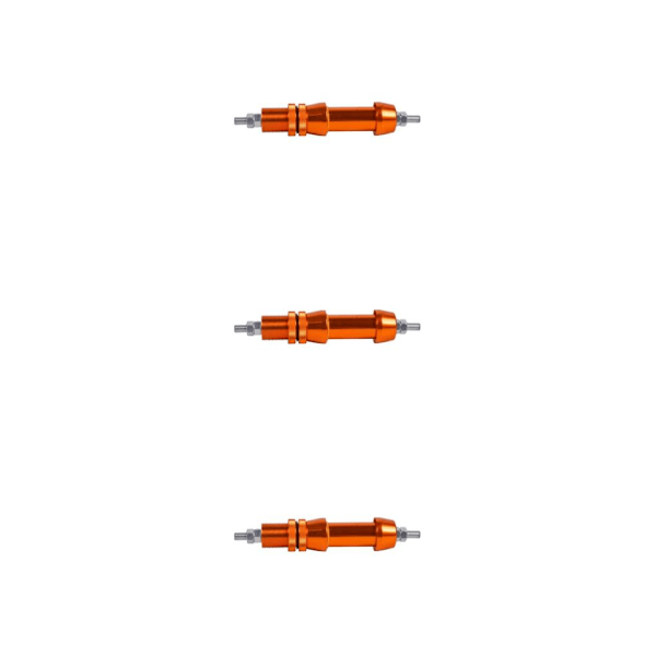 1/2/3/5 Aluminium Legering Bowfishing Flue Fiskestang Hjul Mount Hjul Orange 21x3.5x3.5cm[GKS] Orange 21x3.5x3.5cm 3Set