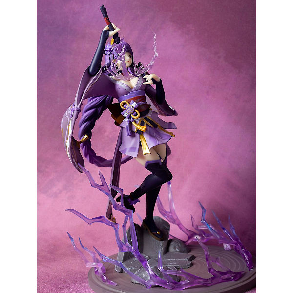 28cm Genshin Impact Beelzebul Anime Figur Raiden Shogun Gk Action Figur Pvc Staty Modell Dukke Dekorasjon Julleker Gave 23cm Beelzebul 23cm Beelzebul NO box