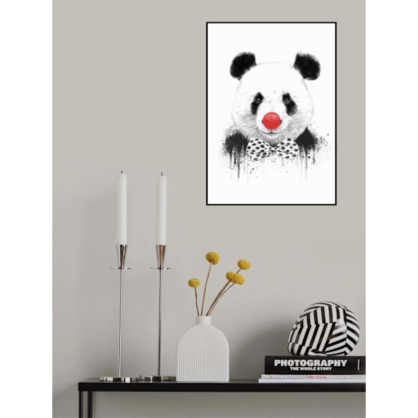 Clown Panda Monivärinen MultiColor 50x70 cm