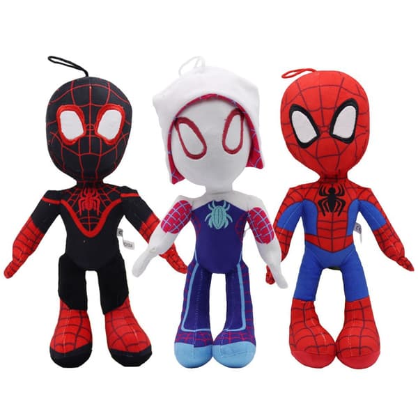 Xbi- Spider-Man parallelt univers superhelt plysjleketøy Standing tree man