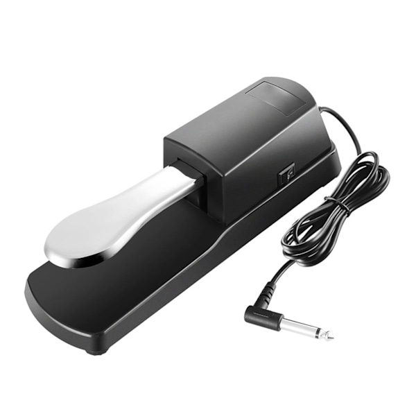 Sustainpedal til Roland Korg elektroniske keyboards, klaverstøttepedal Silver 0.36