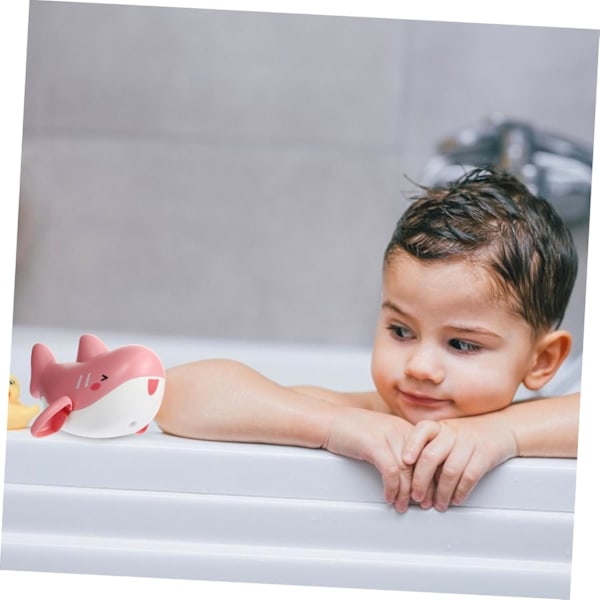 2 stk Opviklede Haj Legetøj Opvindslegetøj Babyshower Legetøj Baby Badelegetøj
