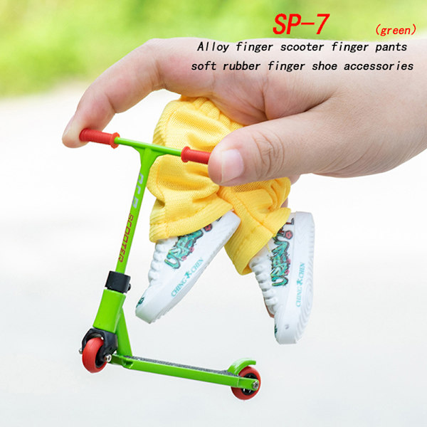 Mini Sormipotkulauta Set Mini Sormiskeittilauta Housuilla Green