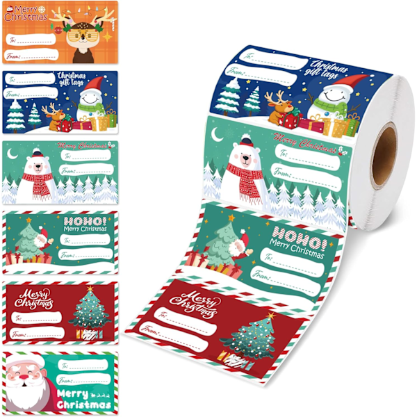 500 st julgåvor - Presentkort för julklappar - Julklappar till kvinnor, män, barn - Julklappspapper - Juldekorationer