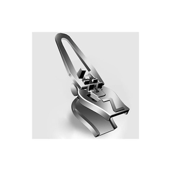 Clip-on Dragkedja Slider Dragkedja Dragare Zlideon Dragkedja Slider Metall Dragkedja Reparationssats för Kläder Väskor Jackor Tält Bagage