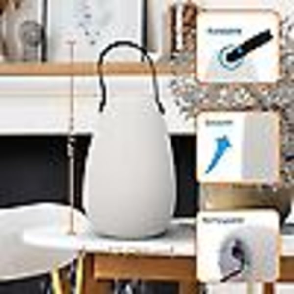 Uppladdningsbar LED-bordslampa för utomhusbruk med 16 färger, dimbar, trådlös