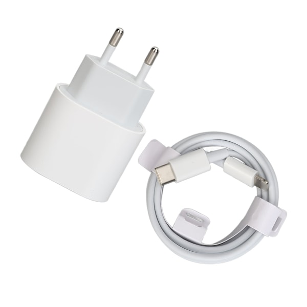20W Type C Oplader med 1m Kabel Hurtig Opladning til Telefoner Tablets Headset EU Stik 100 til 240v[GKS]