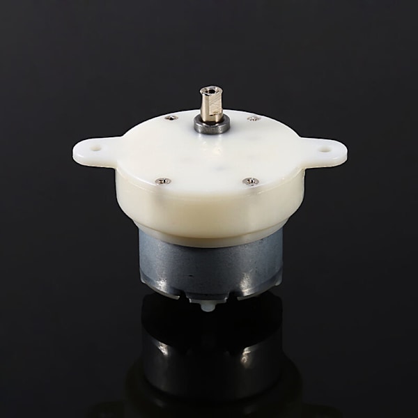 Elektrisk motor med høyt dreiemoment 12V DC Motor/Girkasse 3rpm 4mm Akseldiameter