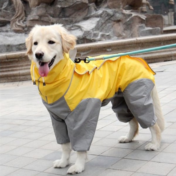 (Storlek: 20) Regnrock för hundar för husdjur Friluftskläder