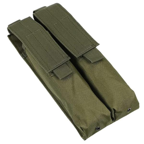Taktiikka Airsoft P90 Molle Kaksinkertainen Lehtipussi Ulkoilma Sotilas Käyttö Metsästys Vyölaukku UMP Dump Drop Lehtiholsterit THE