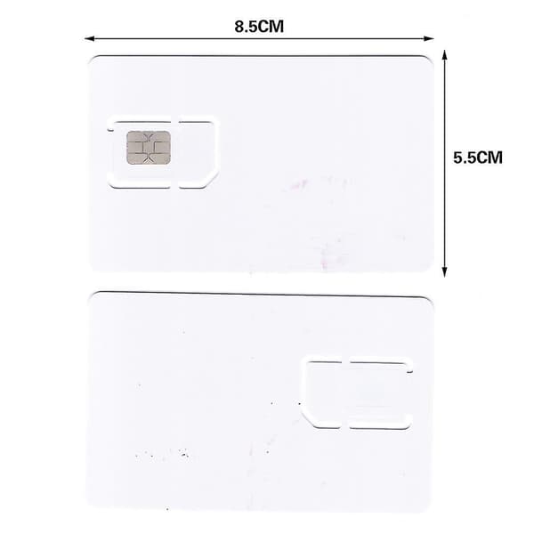 Skrivbart Blankt SIM-kort 4G LTE USIM-kort Programmerbart WCDMA GSM Micro Nano SIM-kort 2FF 3FF 4FF For Telekomoperatør