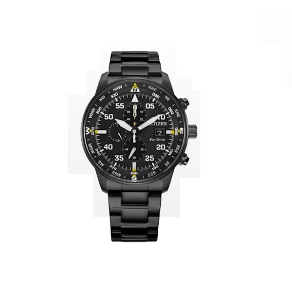 Citizen Mode Män Rostfritt Stål Klocka Lyx Kalender Kvarts Klocka Business Klockor för Man Klocka Montre Homme black steel