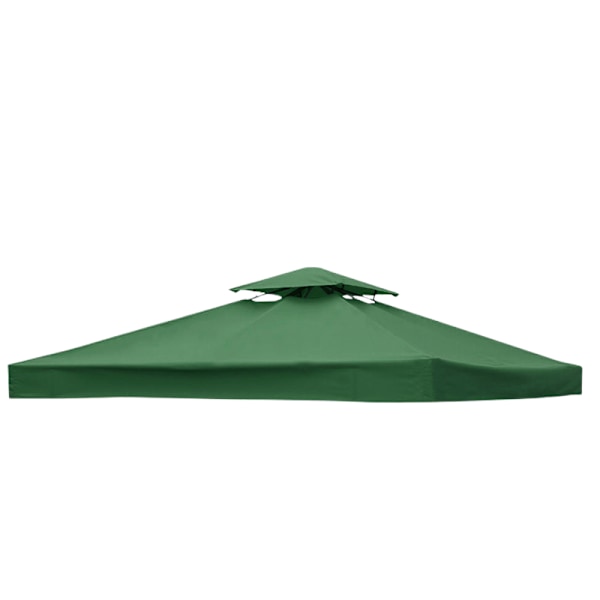Ersättningstak paviljong presenning ersättning paviljongtak skydd paviljong utomhus trädgård grill 3x3M Green
