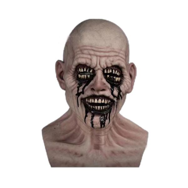 Halloween fest skrämmande mänskligt huvud mask full huvud skräck masker A