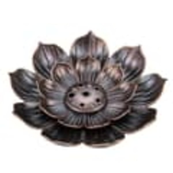 Røgelsesholder, Lotus - Bronze