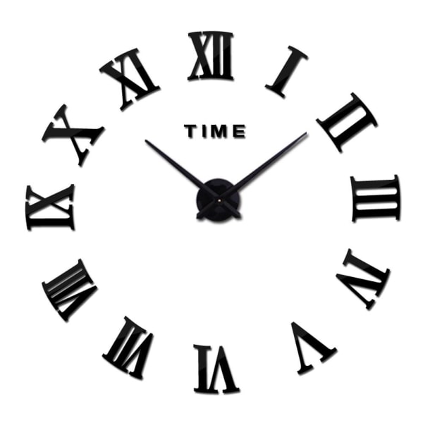 HHL Akryl spejl vægur diy klistermærker stilleben ure stue ure hjem dekoration moderne kvarts ur