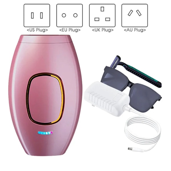 Body Bikini IPL 500.000 Flash Depilator Pulsar Permanent Laser Epilator Smertefri til Kvinder Hårfjerning