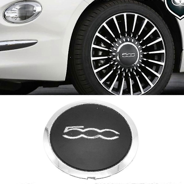 st 133mm Navkapslar för 500 Hjul Navkapslar Set 68078419AC 68078421AC Dammskydd 51884863 Silver【GKS】