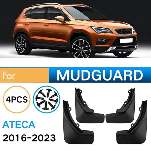 4 st. Stänkskydd Bilskärmar för Seat Ateca 2016-2023 Biltillbehör【GKS】