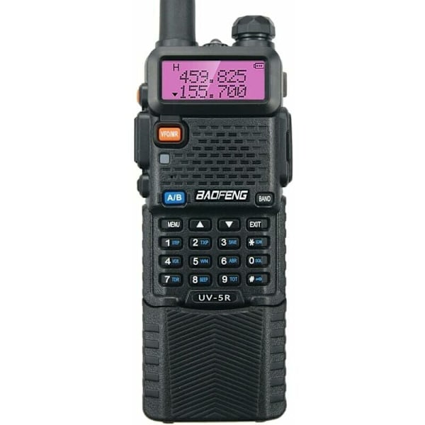 UV-5R 5W Walkie Talkie med 3800mAH batteri Hög effekt FM-radio Dubbelband 128 kanaler Kommunikationssändare Radio KLB