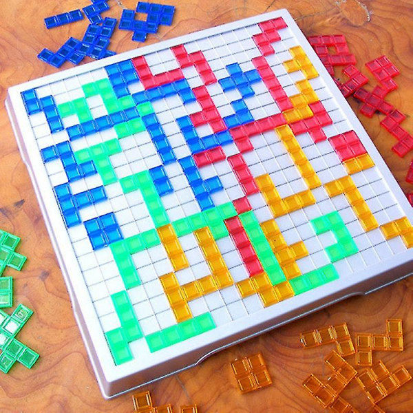 2021 Strategispil Blokus Brætspil Lærende Legetøjssquares Spil Nemt At Spille For Børn Serie Indendørs Spil Fest Gave Barn Y1 4 Spillere