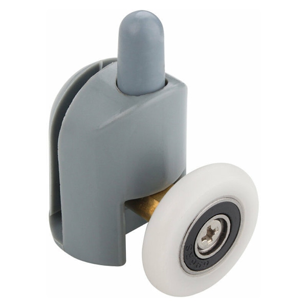 4 st duschdörrsrullar, enkelhjulslager, 25 mm hjul för duschrum, reservdelar till duschvägg