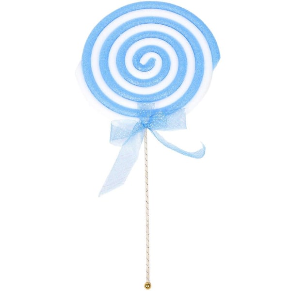 Lollipop Prop Stor Fake Candy Dekoration Fotografi Prop. Scen Dekorativ Prop Blue 66.00X31.00X2.50CM